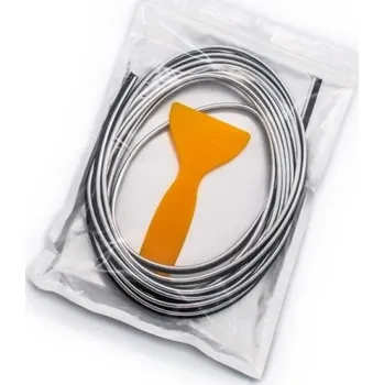 Dekorační páska do interiéru vozu 5 m stříbrná