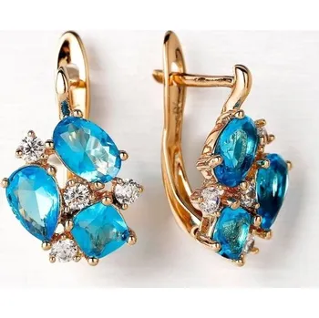 Náušnice Dámské náušnice s kameny 17