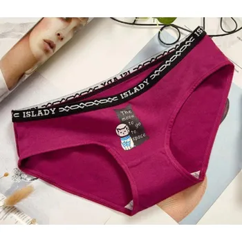 Dámské spodní prádlo Dámské stylové kalhotky A5 vínová M