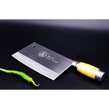 Kuchyňský nůž Čínský kuchařský nůž J19 žlutá