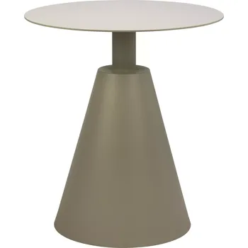 Zahradní stůl Zahradní odkládací stůl LINO šedý/zelený 52x58 cm