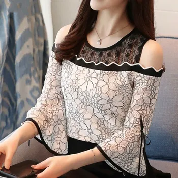 Dámská halenka Dámská krajková halenka Margarita černá XS