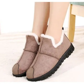 Dámské tenisky Dámské zimní tenisky s kožíškem J840 khaki 39