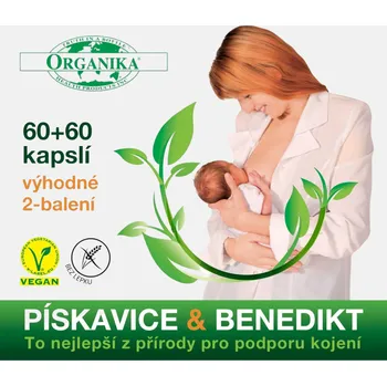 Přírodní produkt Organika Benedikt lékařský + Pískavice řecké seno výhodné balení