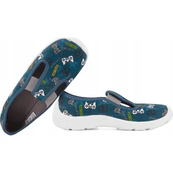 Chlapecká obuv BEFADO CHLAPECKÉ PAPUČE papuče bačkory do školky na gumičku 975X189 vel. 27