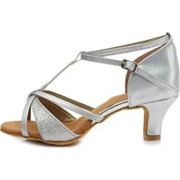 Dámská obuv Dámské taneční boty 82008 stříbrná 41 5 cm