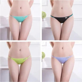 Dámské spodní prádlo Dámské kalhotky se šňůrkou - 4 ks M 3