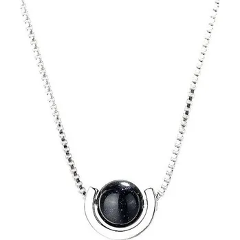 Náhrdelník Dámský náhrdelník s přívěskem D478 černá