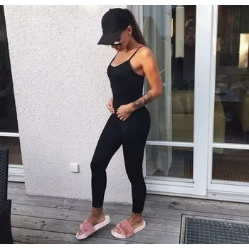 Dámský overall Dámský sportovní overal s odhalenými zády černá S
