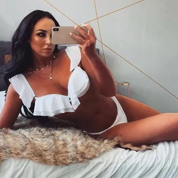 Dámské plavky Dámské bikiny P829 bílá M