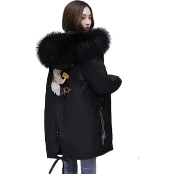 Dámská zimní bunda P2391 černá XL