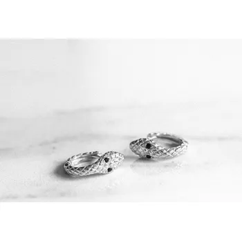 Náušnice Dámské náušnice had stříbrná 1