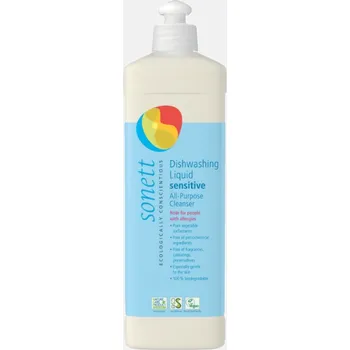 Mycí prostředek Sonett Tekutý prostředek na nádobí a univerzální čistič Sensitive 500 ml