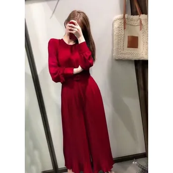 Dámský overall Dámský overal s dlouhým rukávem B861 červená S