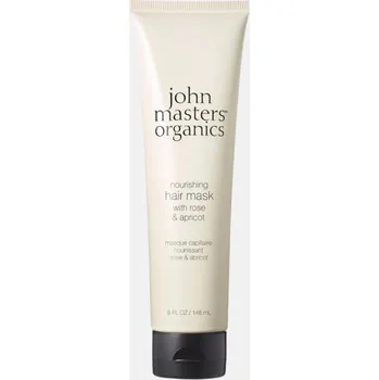 Vlasová regenerace John Masters Organics maska na normální vlasy s růží a meruňkou Nourishing Hair Mask with Rose & Apricot