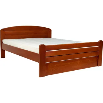 Postel Dřevěná postel Nantes, červená 180x190 cm