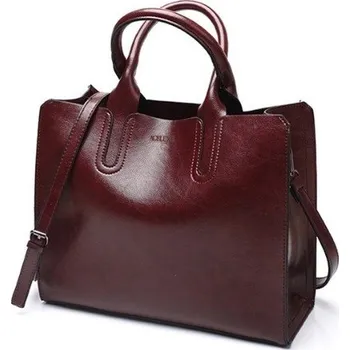 Kabelka Dámská elegantní kabelka J3092 kávová