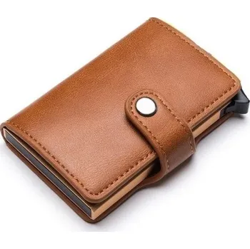 Ledvinka Cestovní pouzdro na doklady T996 světle hnědá