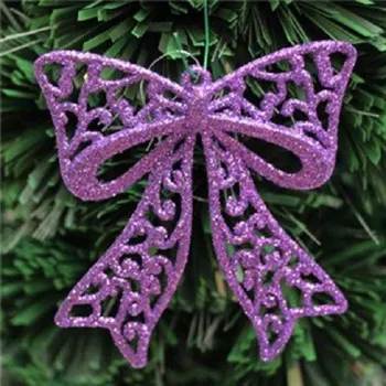 Vánoční dekorace Dekorační mašle fialová