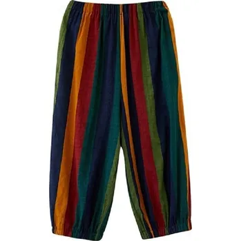 Dámské pruhované kalhoty B1093 M