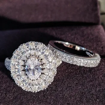 Prsten Dámský set prstýnků 2 ks 6