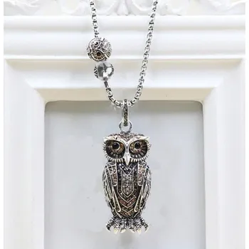Náhrdelník Dámský náhrdelník se sovou 55 cm