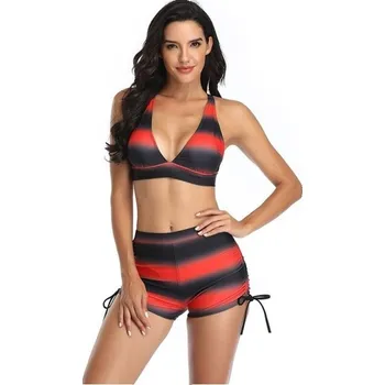 Dámské plavky Dámské bikiny P805 červená XS