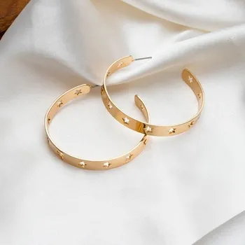 Náušnice Dámské kruhové náušnice G717 2