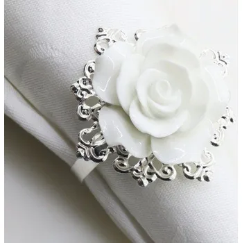 Kroužek na ubrousek Dekorační kroužky na ubrousky 6 ks