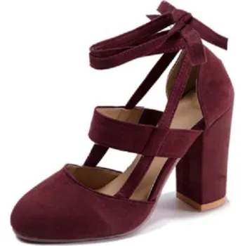 Dámské lodičky Dámské semišové lodičky Clara J2401 vínová 36