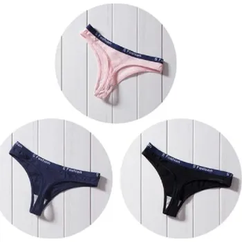 Dámské spodní prádlo Dámská tanga FASHION - 3 ks L 2