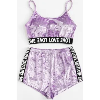 Dámské pyžamo Dámské pyžamo P2925 světle fialová L