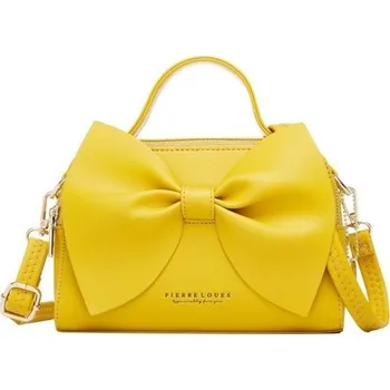 Kabelka Dámská kabelka s mašlí žlutá