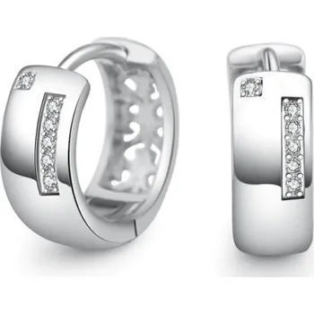 Náušnice Dámské kruhové náušnice se zirkony H859