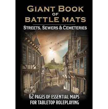 Desková hra Loke Battle Mats Giant Book of Battle Mats - Streets, Sewers & Cemeteries 2025