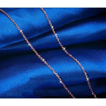 Náhrdelník Dámský řetízek M23 růžová 45 cm