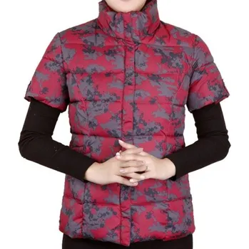 Dámská vesta Dámská vesta s krátkým rukávem P2395 červená L