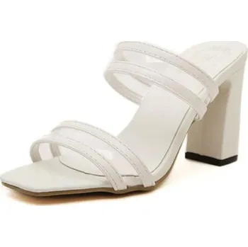 Dámské sandále Dámské sandály na podpatku A838 bílá 39