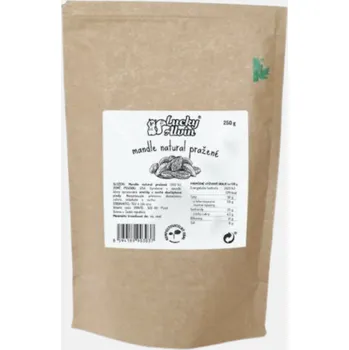 Lucky Alvin mandle natural pražené v kompostovatelném obalu (Velikost: 250g)