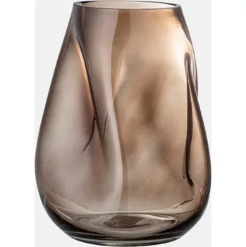 Váza Bloomingville Ingolf hnědá skleněná váza