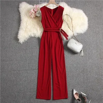 Dámský overall Dámský overal s pásky vínová L