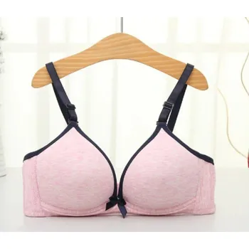 Podprsenka Dámská Push-up podprsenka s mašlí růžová 70B