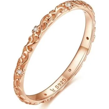 Šperk Dámský prstýnek D978 starorůžová 6