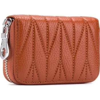 Ledvinka Cestovní pouzdro na doklady T1018 světle hnědá