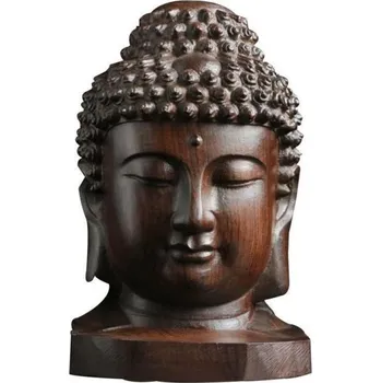 Dekorativní Buddha z mahagonu