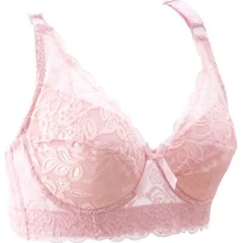Podprsenka Dámská krajková podprsenka J3184 růžová 95D
