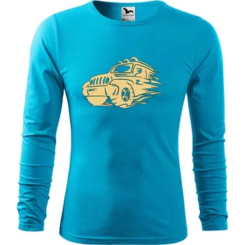 DOBRÝ TRIKO Pánské bavlněné triko Offroad Velikost: XL, Barva: Tyrkysová