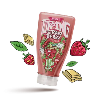 Přisada na vaření a pečení Lifelike Sweet topping - Strawberry twister 250g