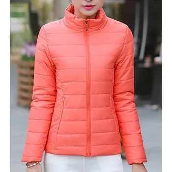 Dámská casual bunda Dámská bunda jaro/podzim J3181 oranžová S