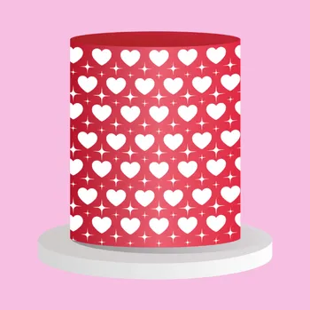 Frost Form Stencil šablona na dorty "Twinkle Hearts"